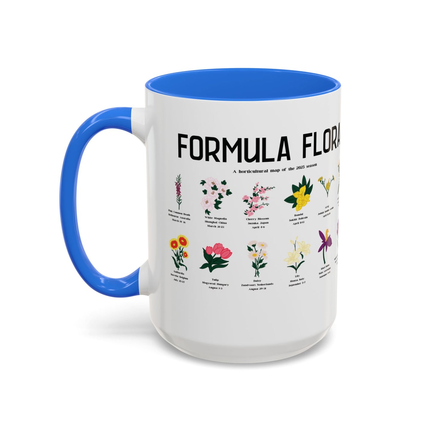 Formula Flora 2025 Colorful Mug