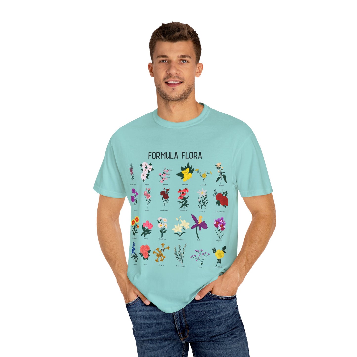 Formula Flora Unisex Garment-Dyed T-Shirt