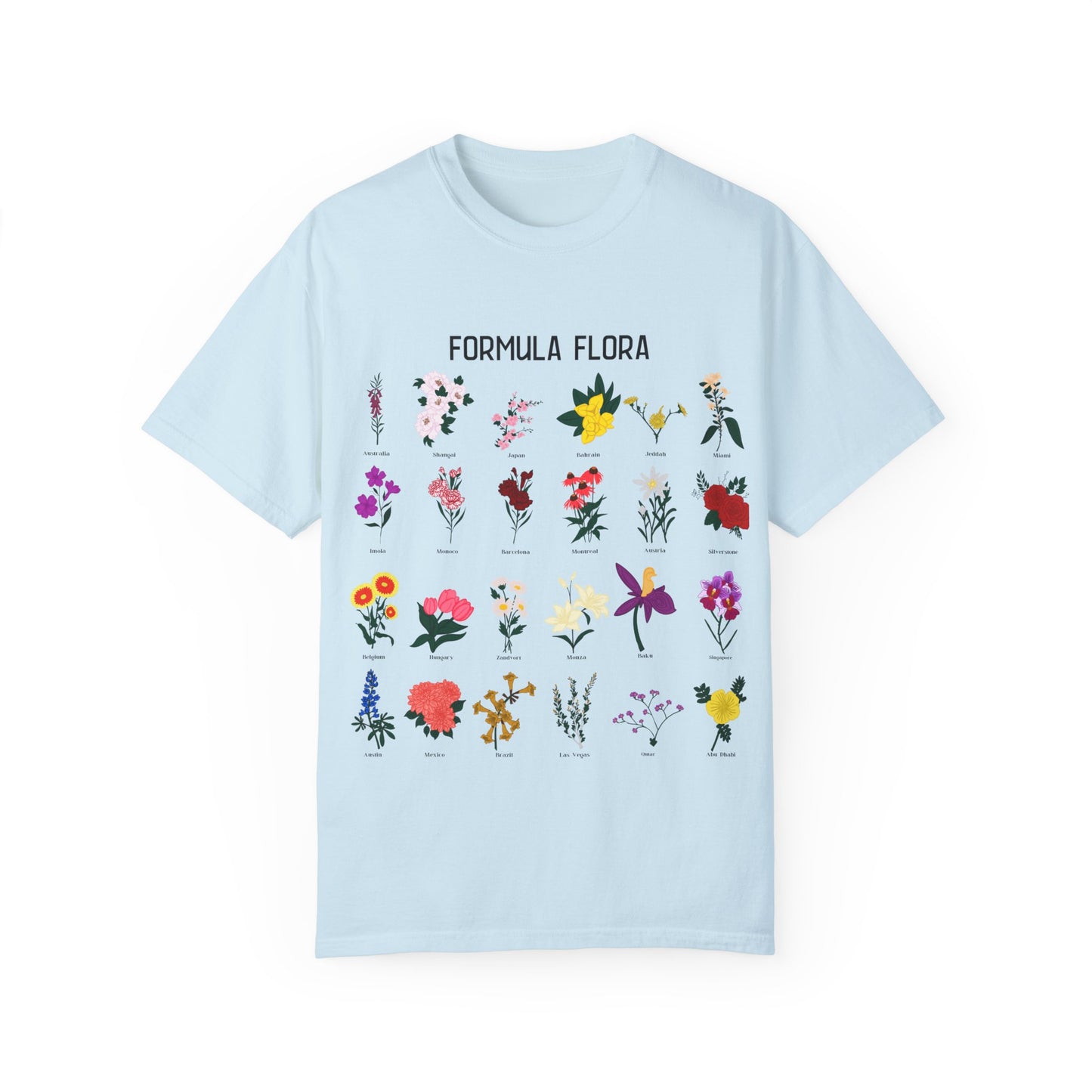 Formula Flora Unisex Garment-Dyed T-Shirt