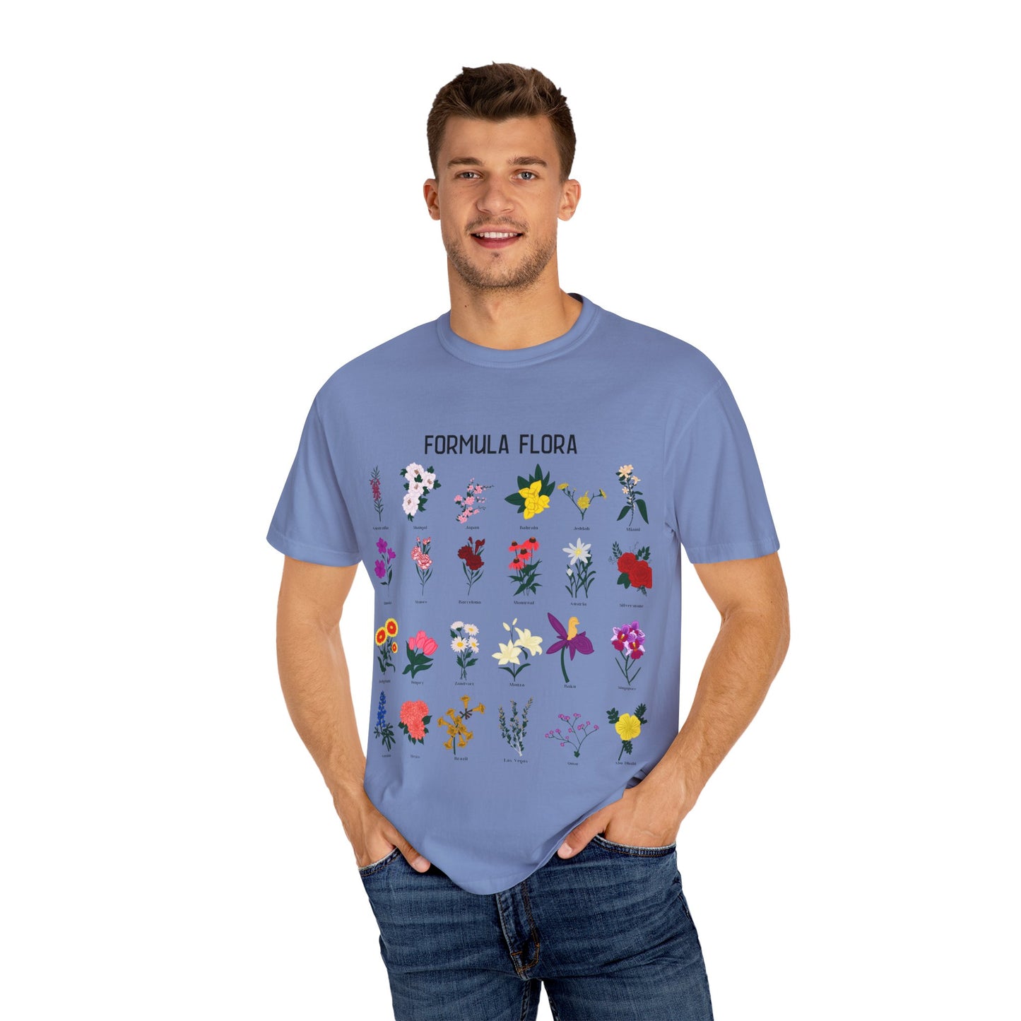 Formula Flora Unisex Garment-Dyed T-Shirt