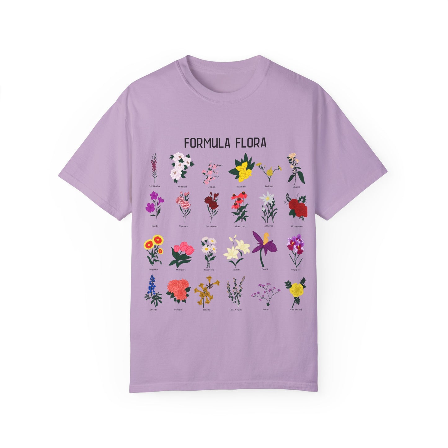 Formula Flora Unisex Garment-Dyed T-Shirt