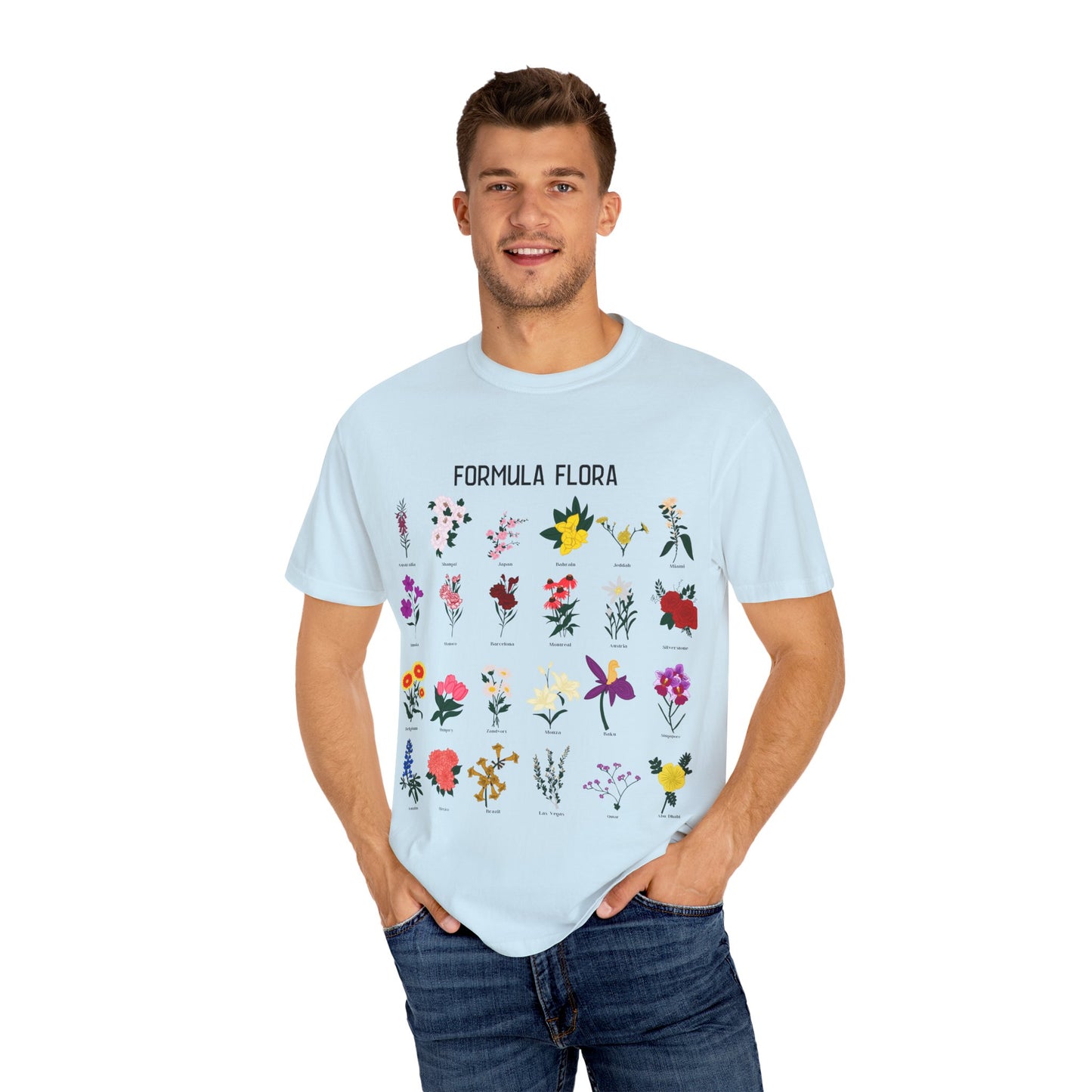 Formula Flora Unisex Garment-Dyed T-Shirt