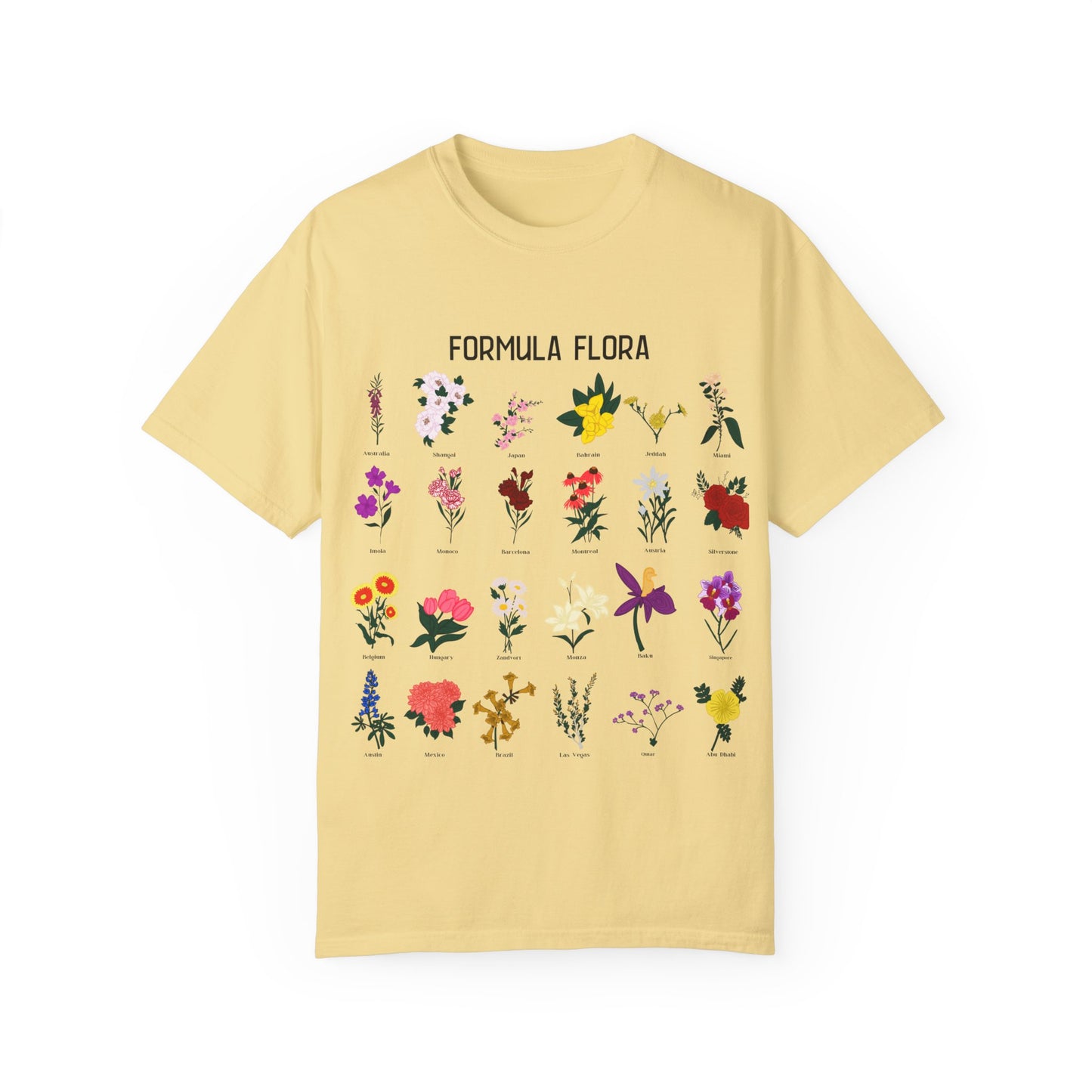 Formula Flora Unisex Garment-Dyed T-Shirt