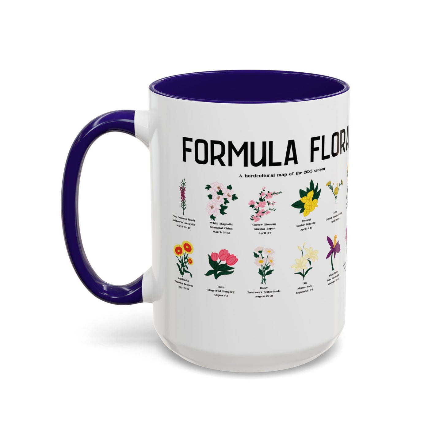 Formula Flora 2025 Colorful Mug