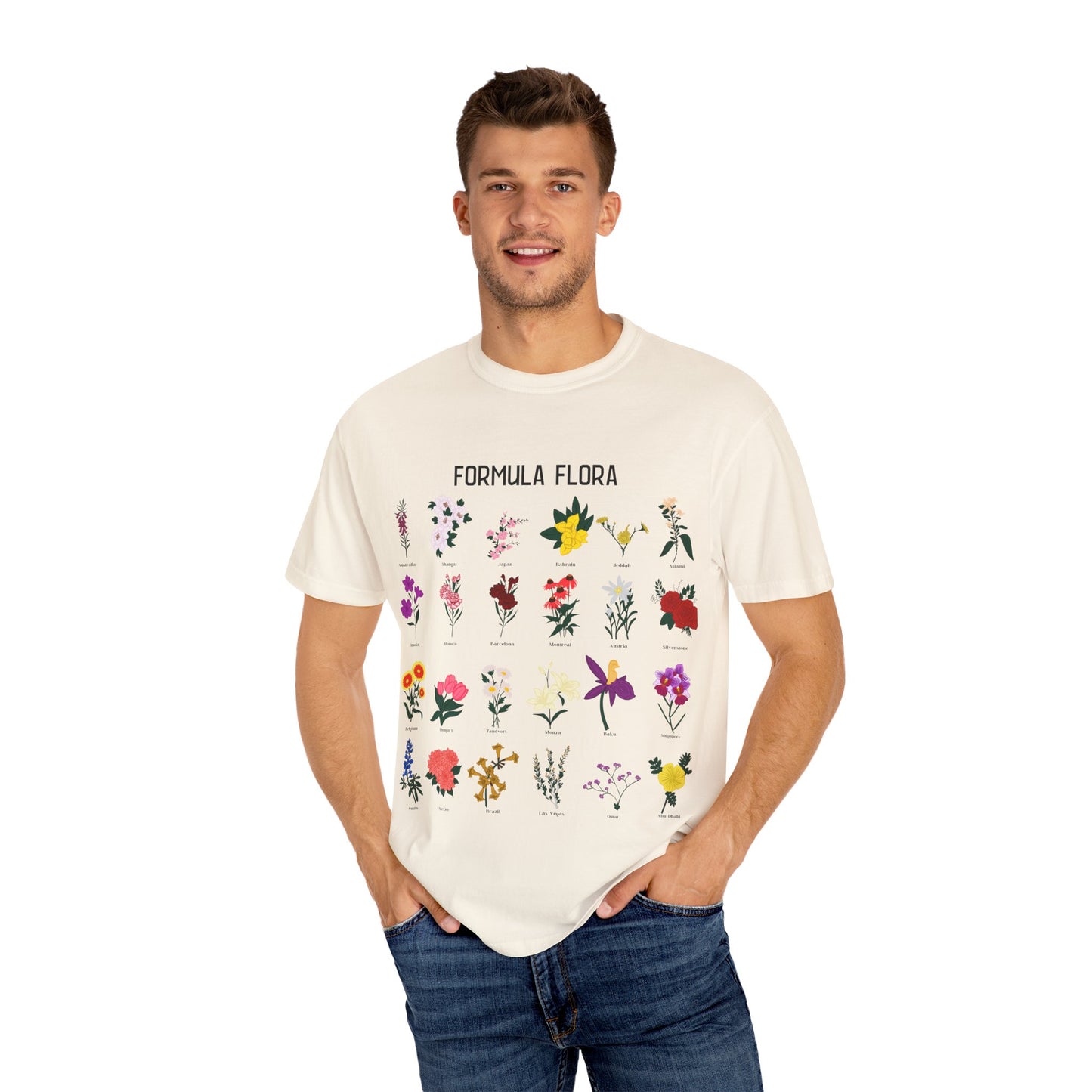 Formula Flora Unisex Garment-Dyed T-Shirt