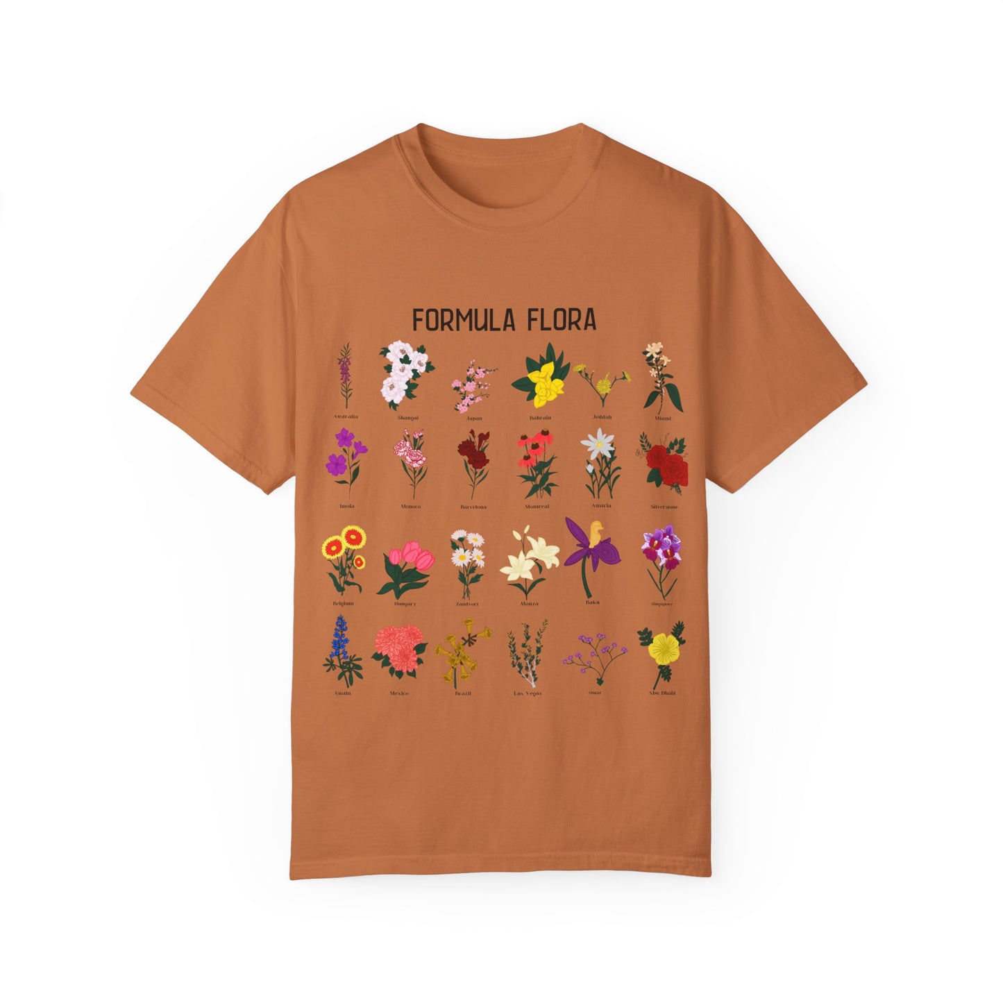 Formula Flora Unisex Garment-Dyed T-Shirt