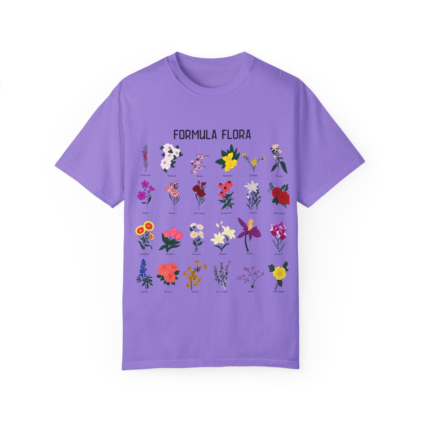 Formula Flora Unisex Garment-Dyed T-Shirt