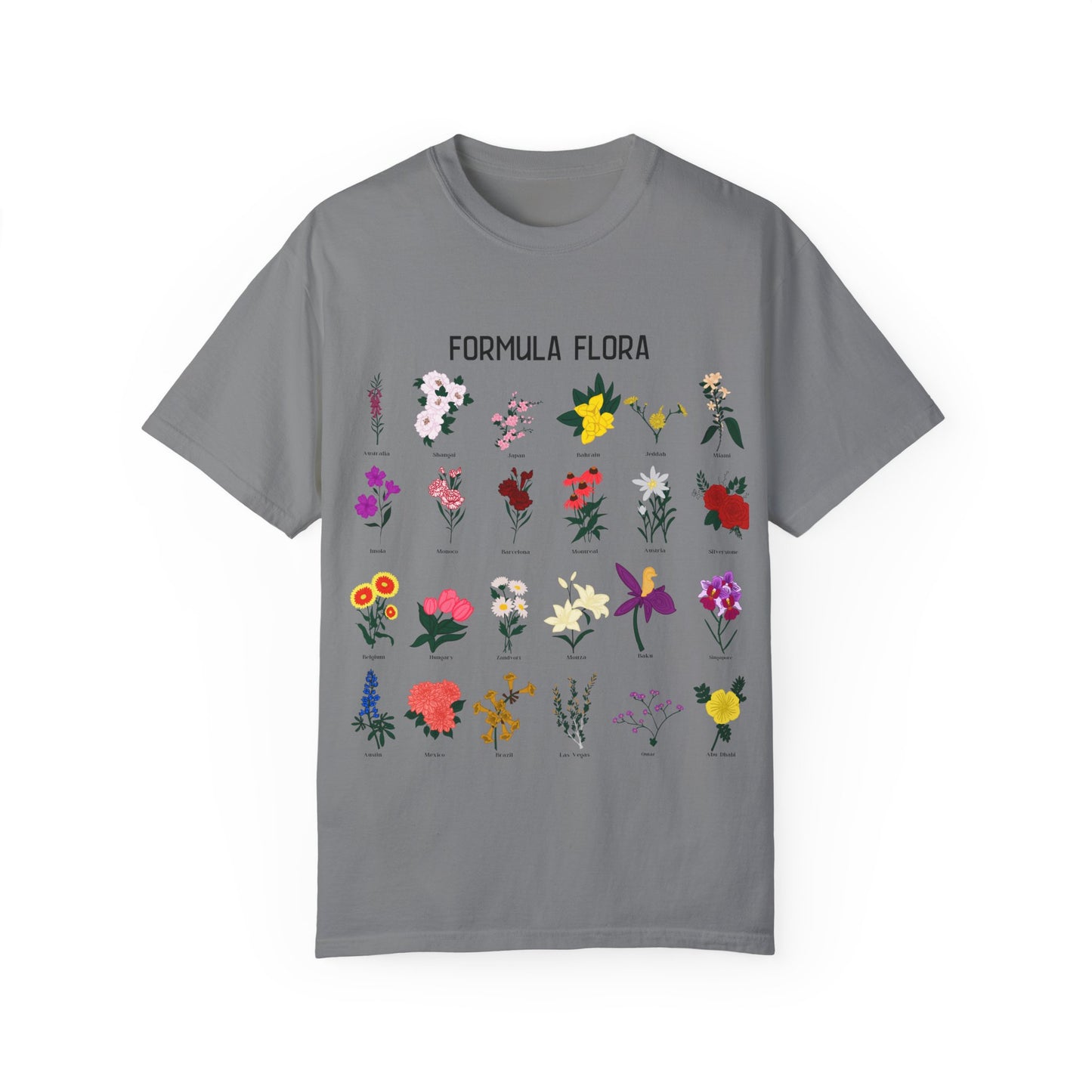 Formula Flora Unisex Garment-Dyed T-Shirt
