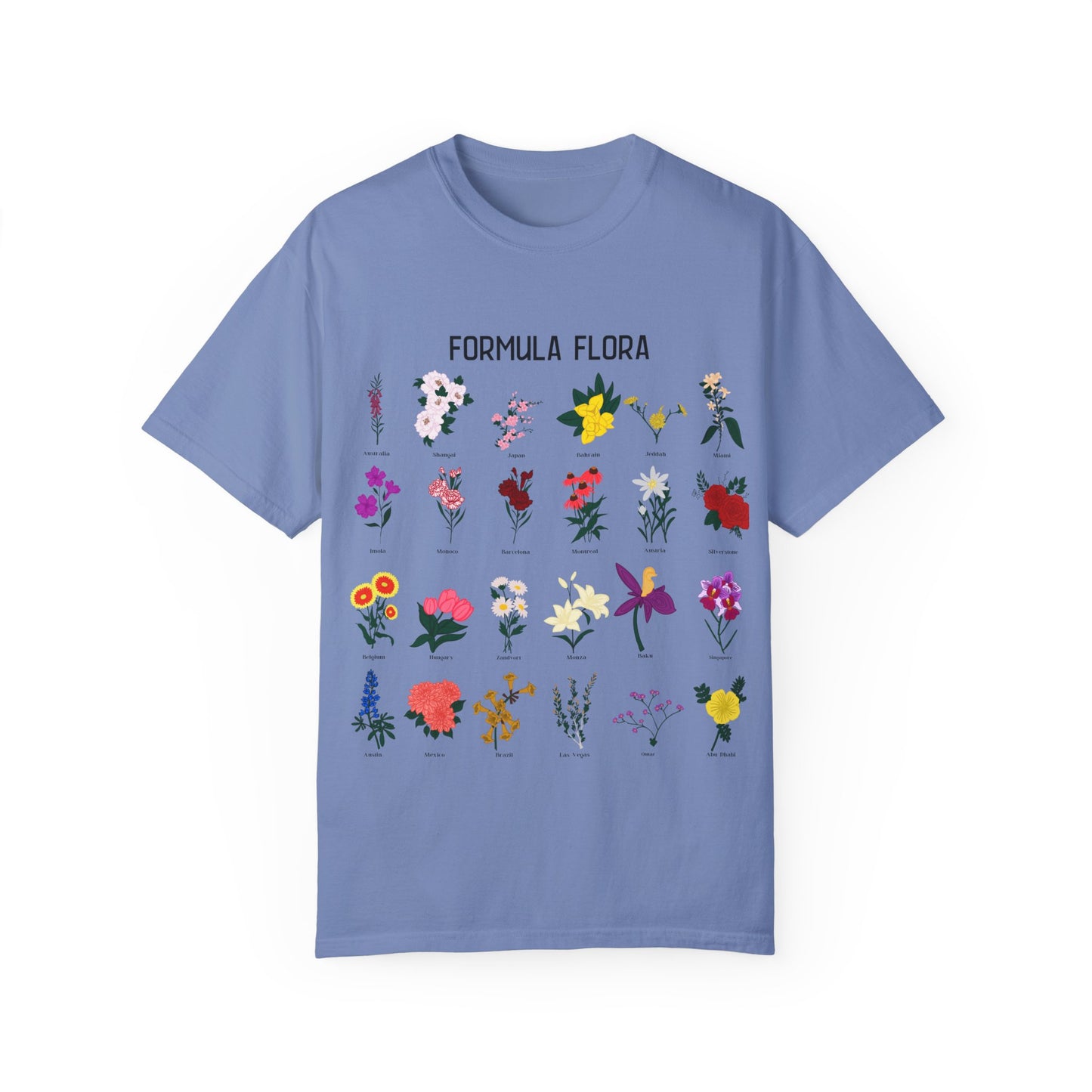 Formula Flora Unisex Garment-Dyed T-Shirt