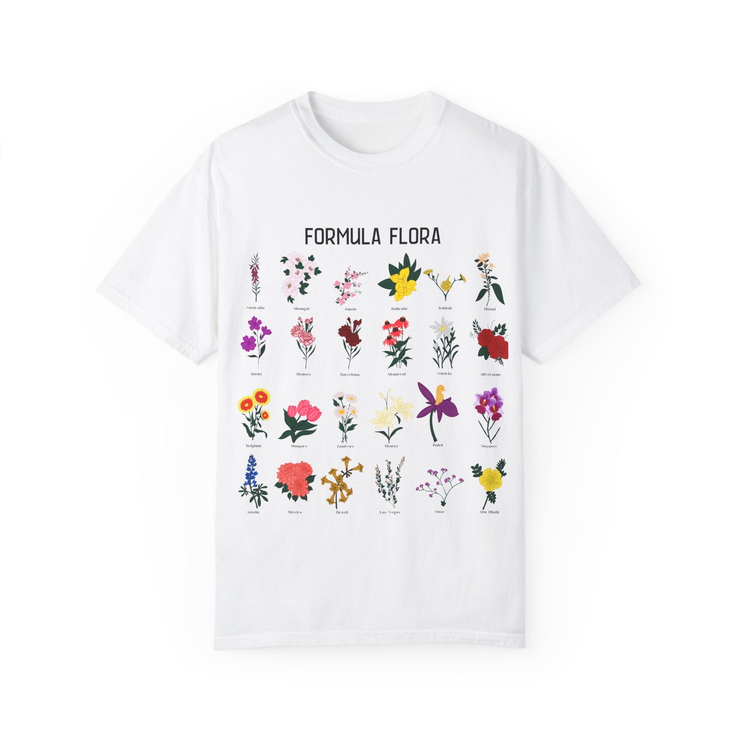 Formula Flora Unisex Garment-Dyed T-Shirt