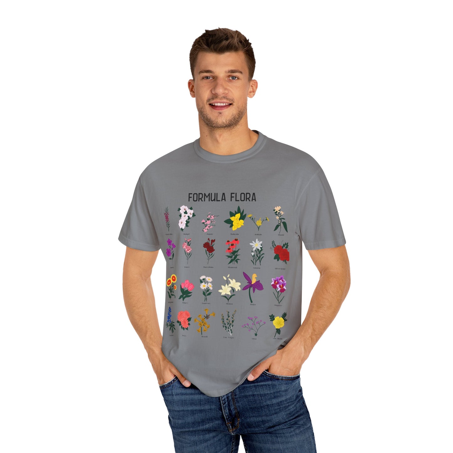 Formula Flora Unisex Garment-Dyed T-Shirt