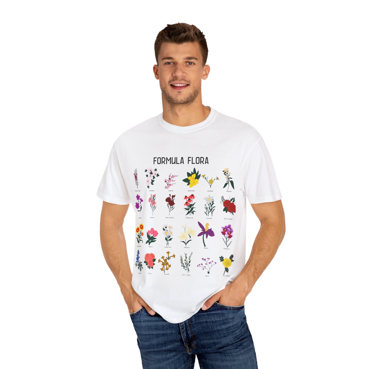 Formula Flora Unisex Garment-Dyed T-Shirt