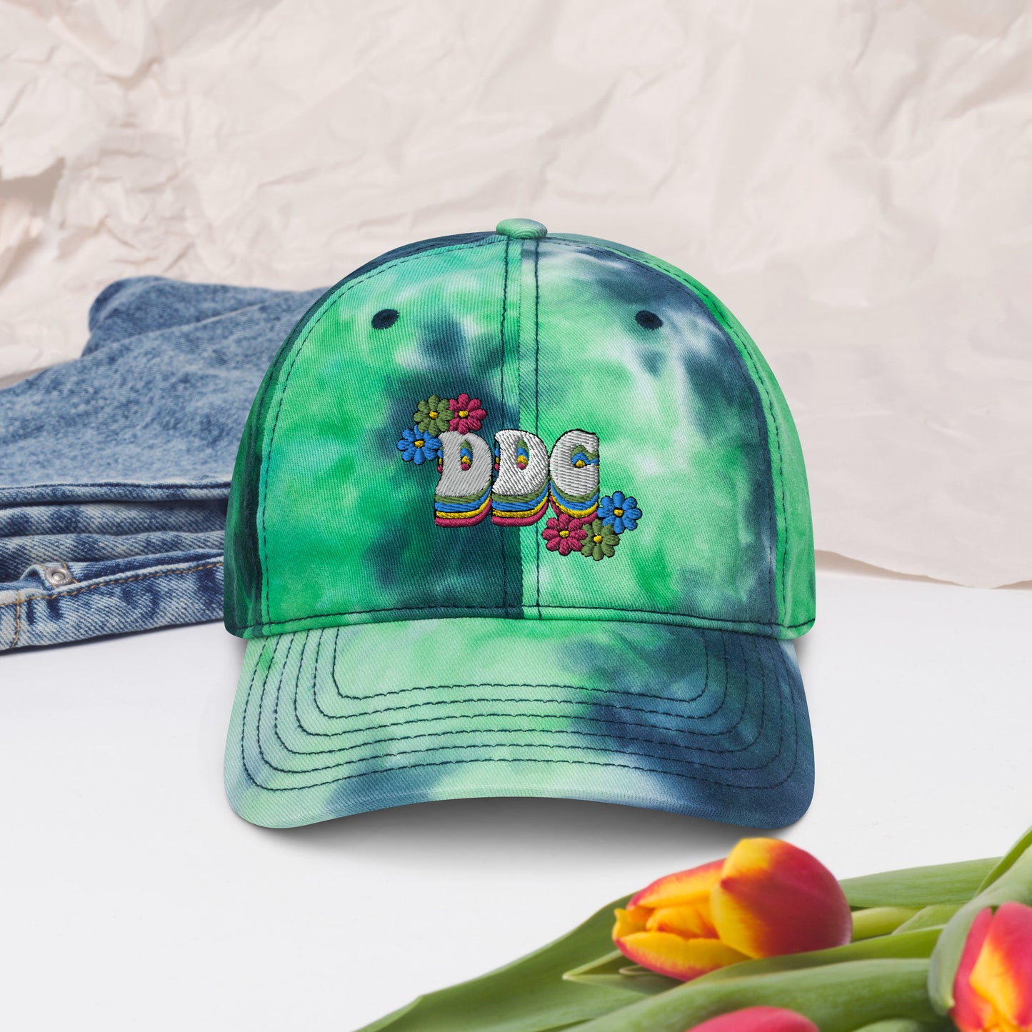 Tie dye hat
