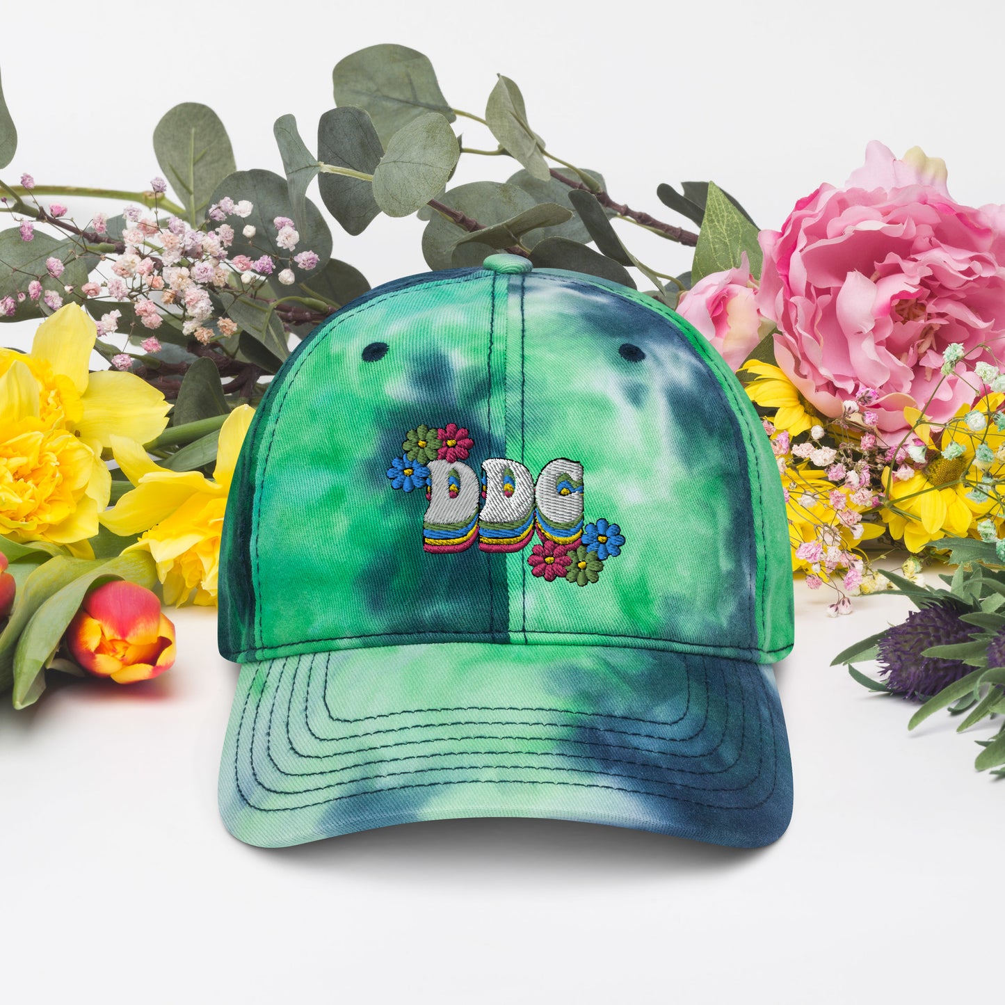 Tie dye hat