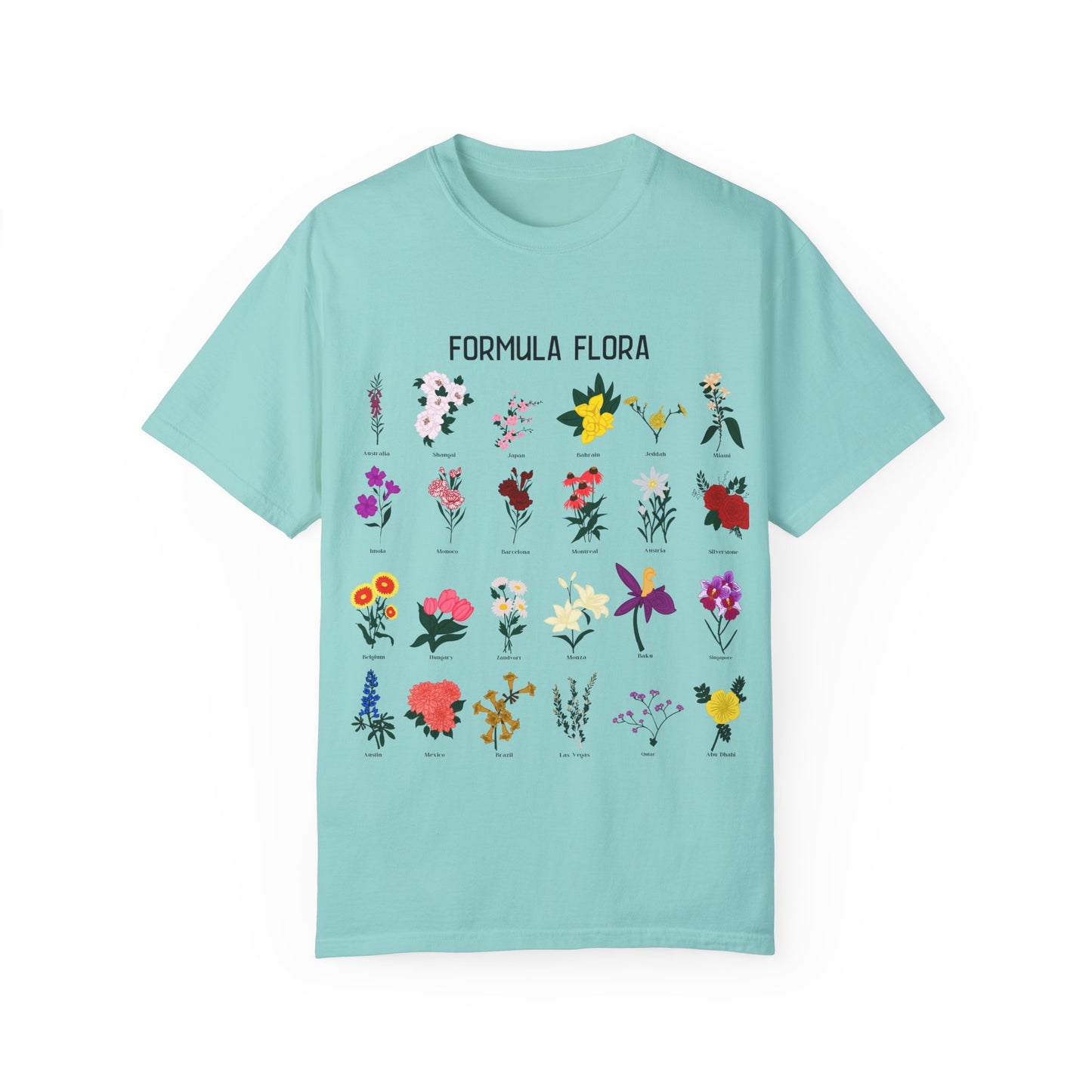 Formula Flora Unisex Garment-Dyed T-Shirt