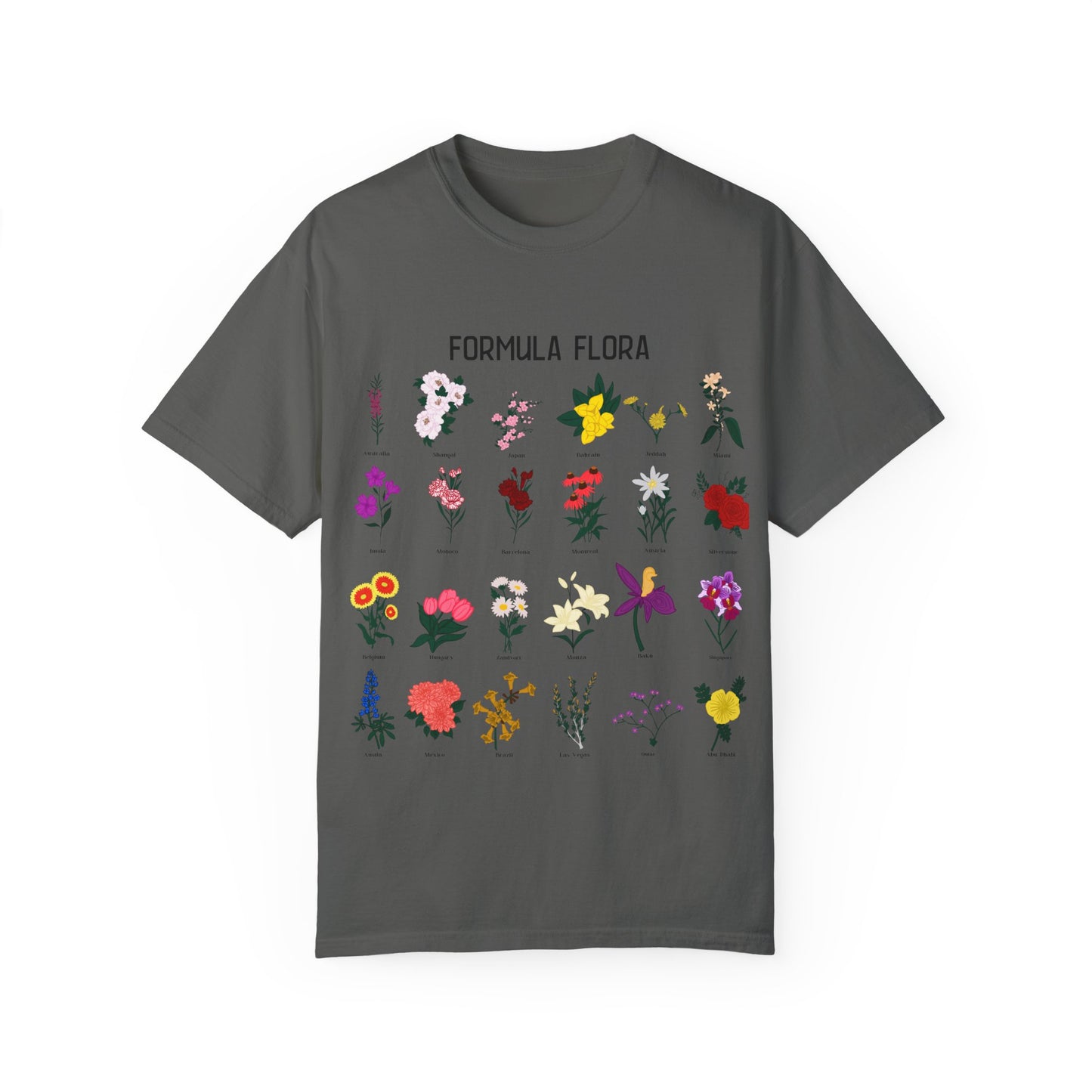 Formula Flora Unisex Garment-Dyed T-Shirt