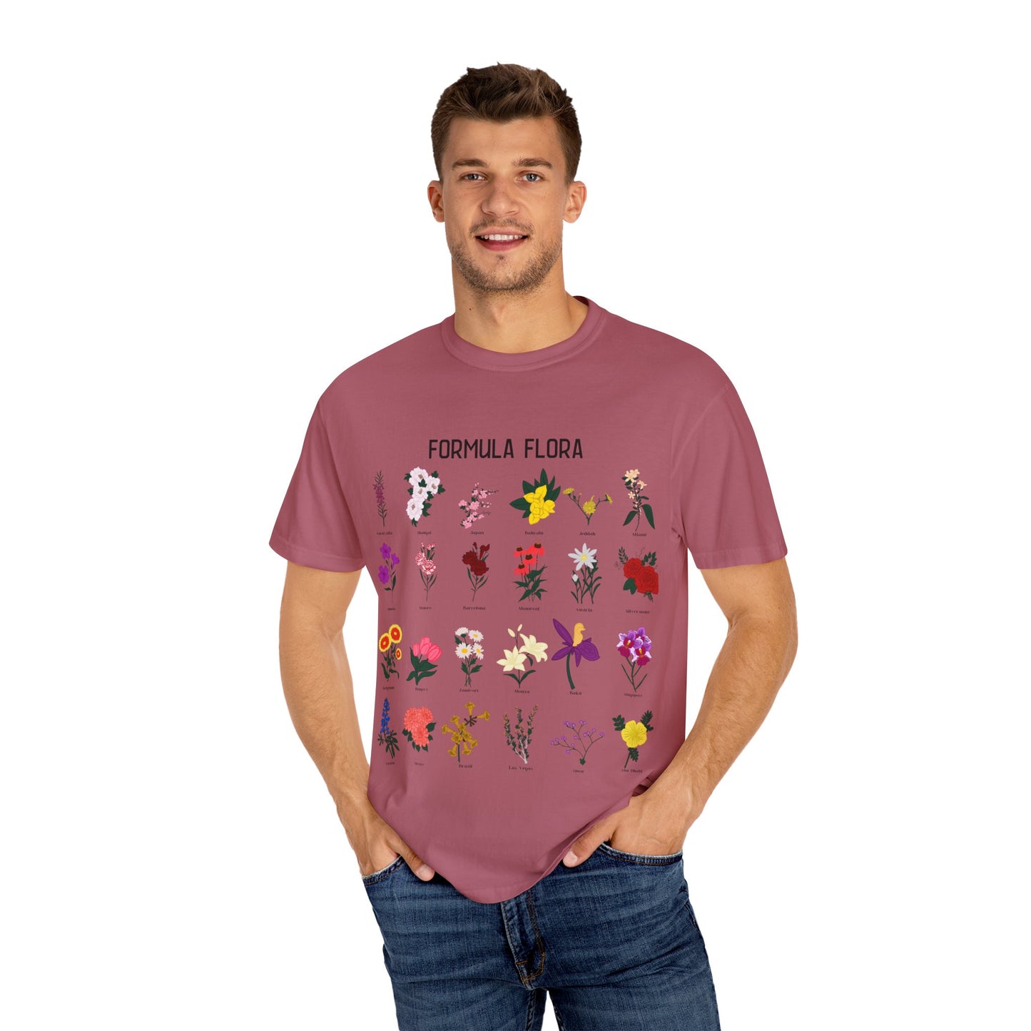 Formula Flora Unisex Garment-Dyed T-Shirt