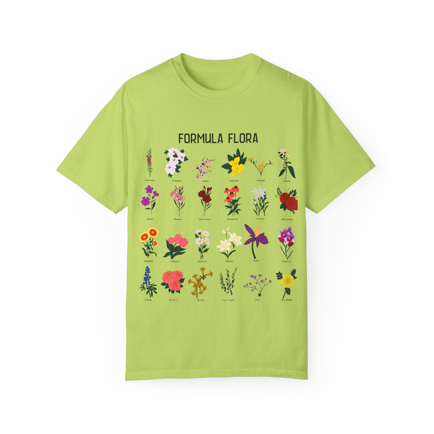 Formula Flora Unisex Garment-Dyed T-Shirt
