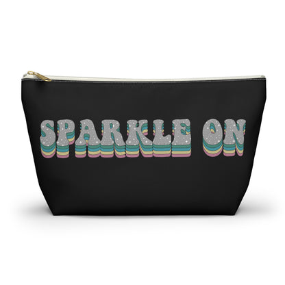 Black Face Sprinkles Pouch w T-bottom