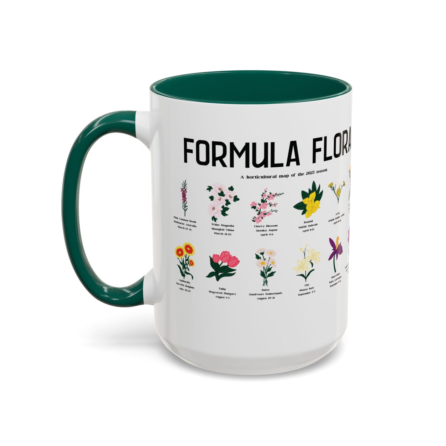 Formula Flora 2025 Colorful Mug