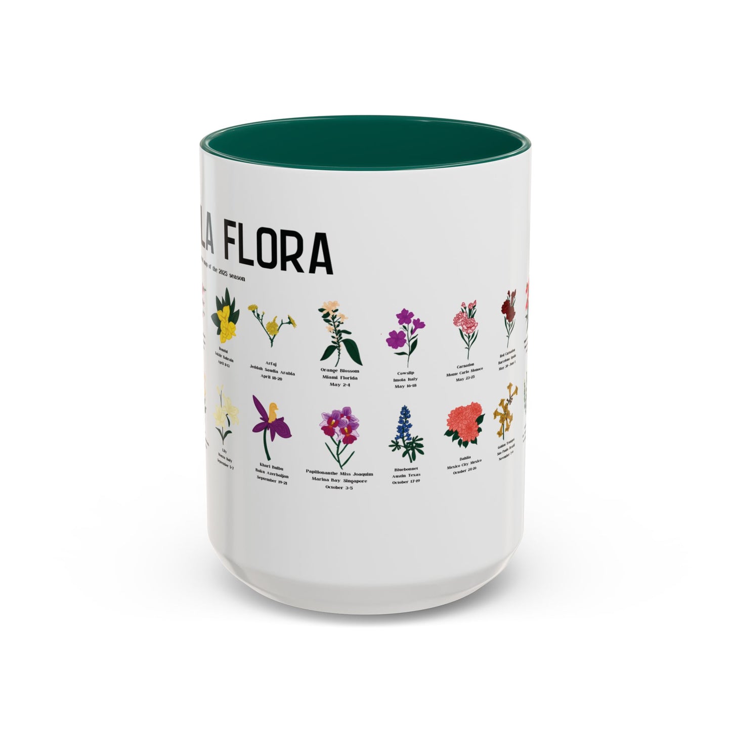 Formula Flora 2025 Colorful Mug