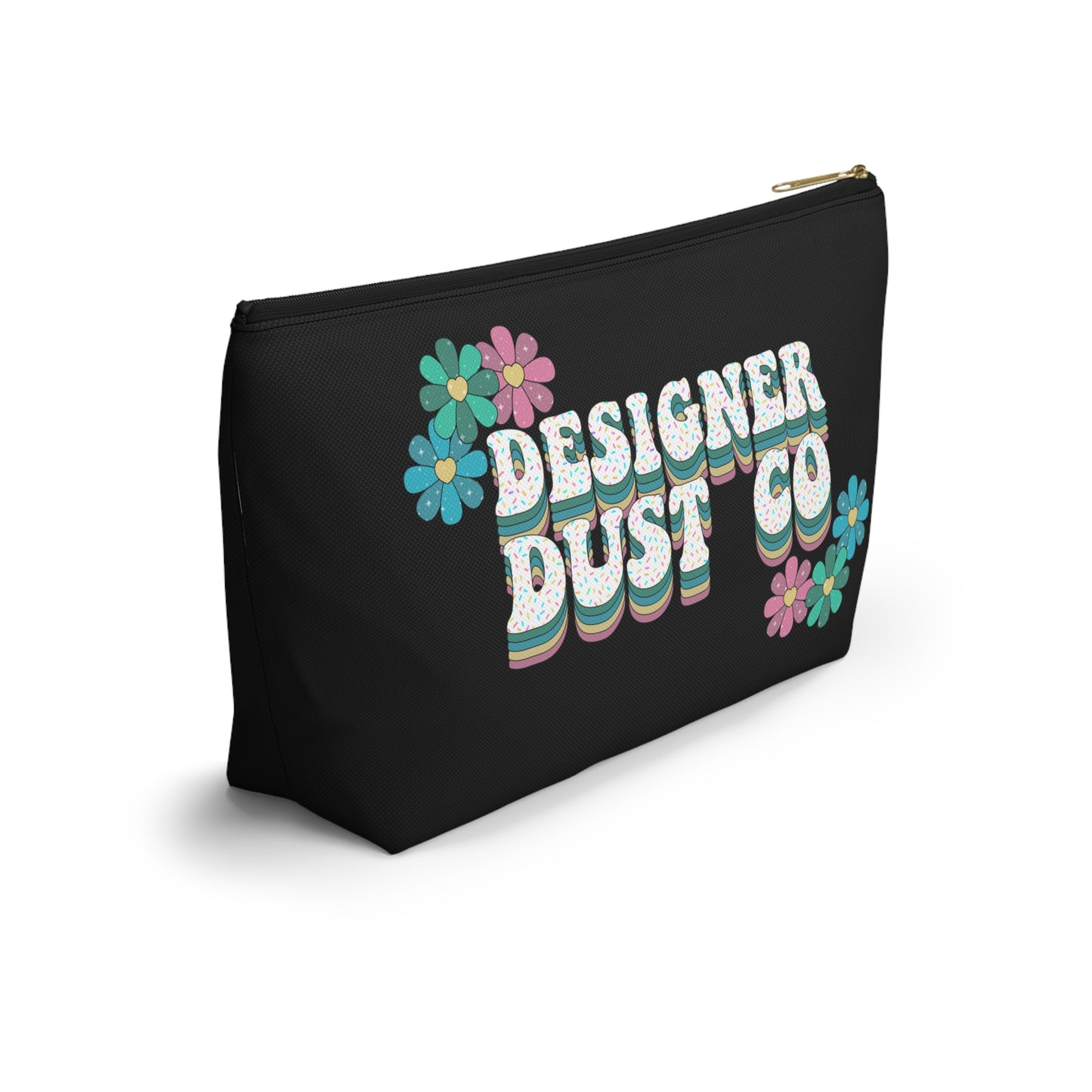Black Face Sprinkles Pouch w T-bottom