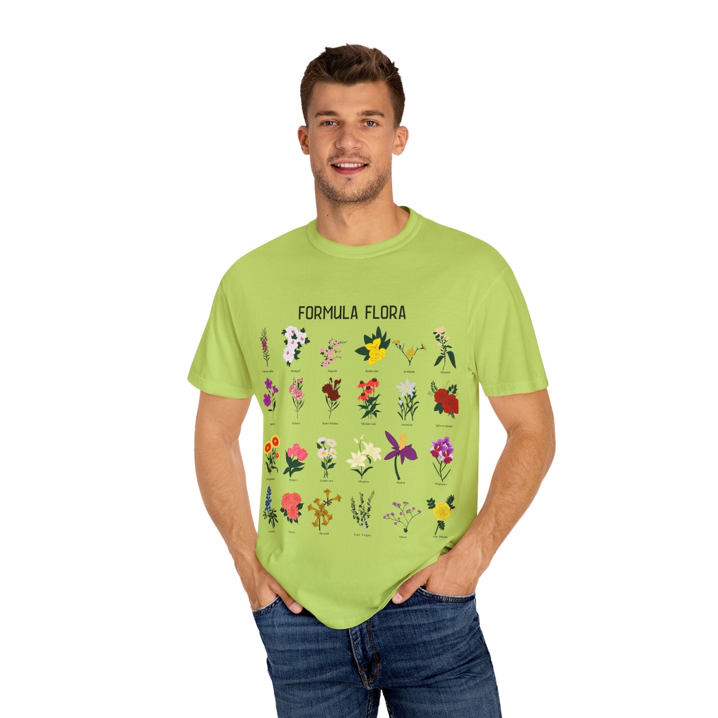Formula Flora Unisex Garment-Dyed T-Shirt