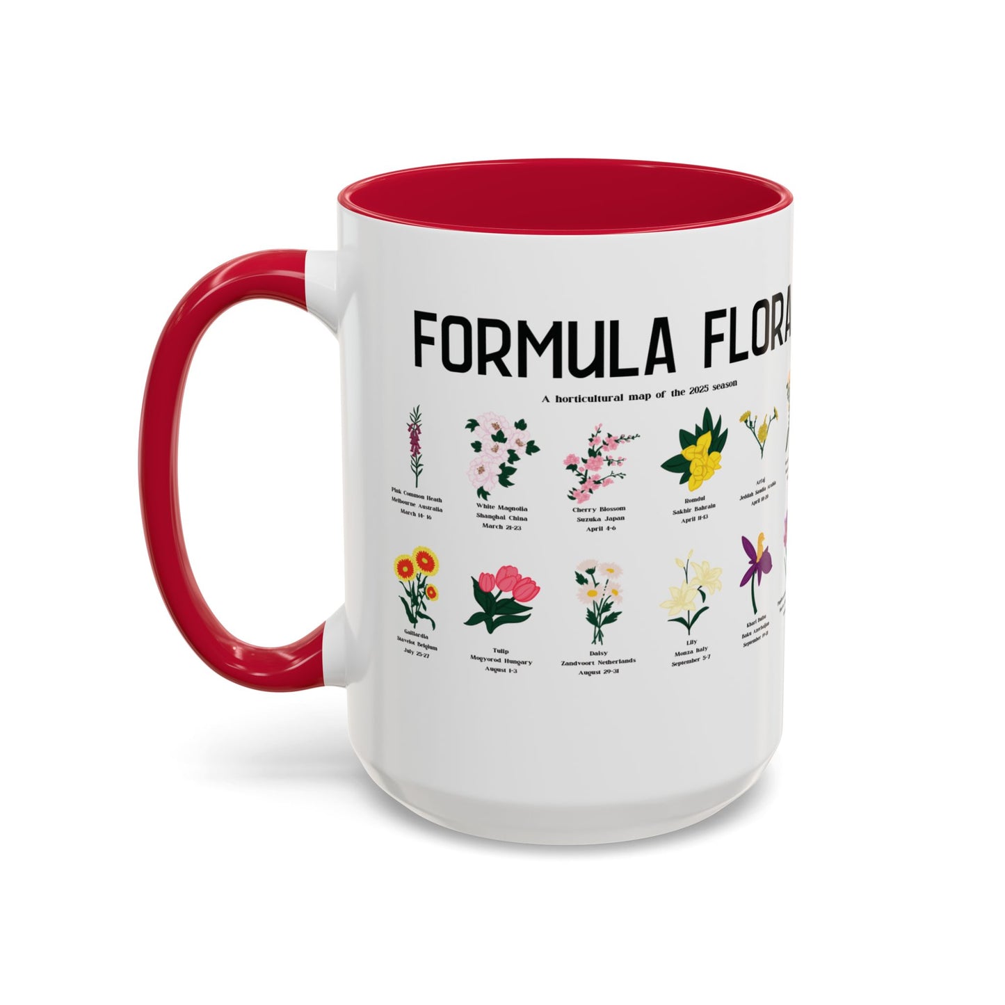 Formula Flora 2025 Colorful Mug