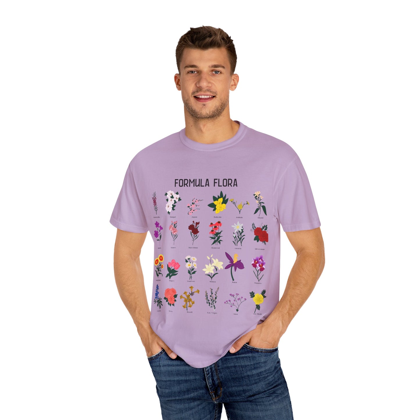 Formula Flora Unisex Garment-Dyed T-Shirt