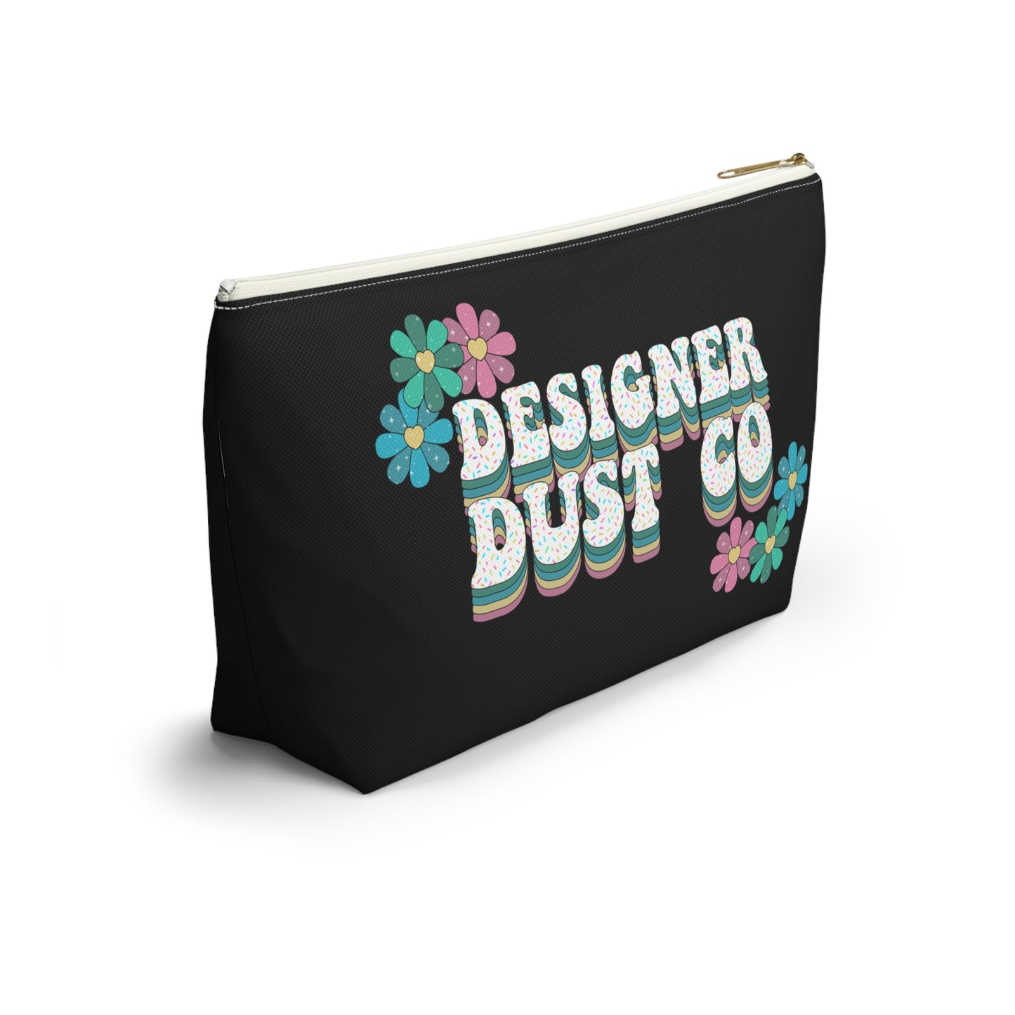 Black Face Sprinkles Pouch w T-bottom