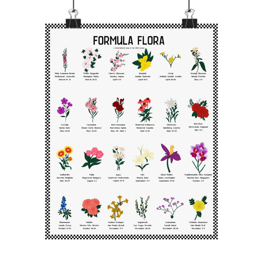Formula Flora 2025 Poster
