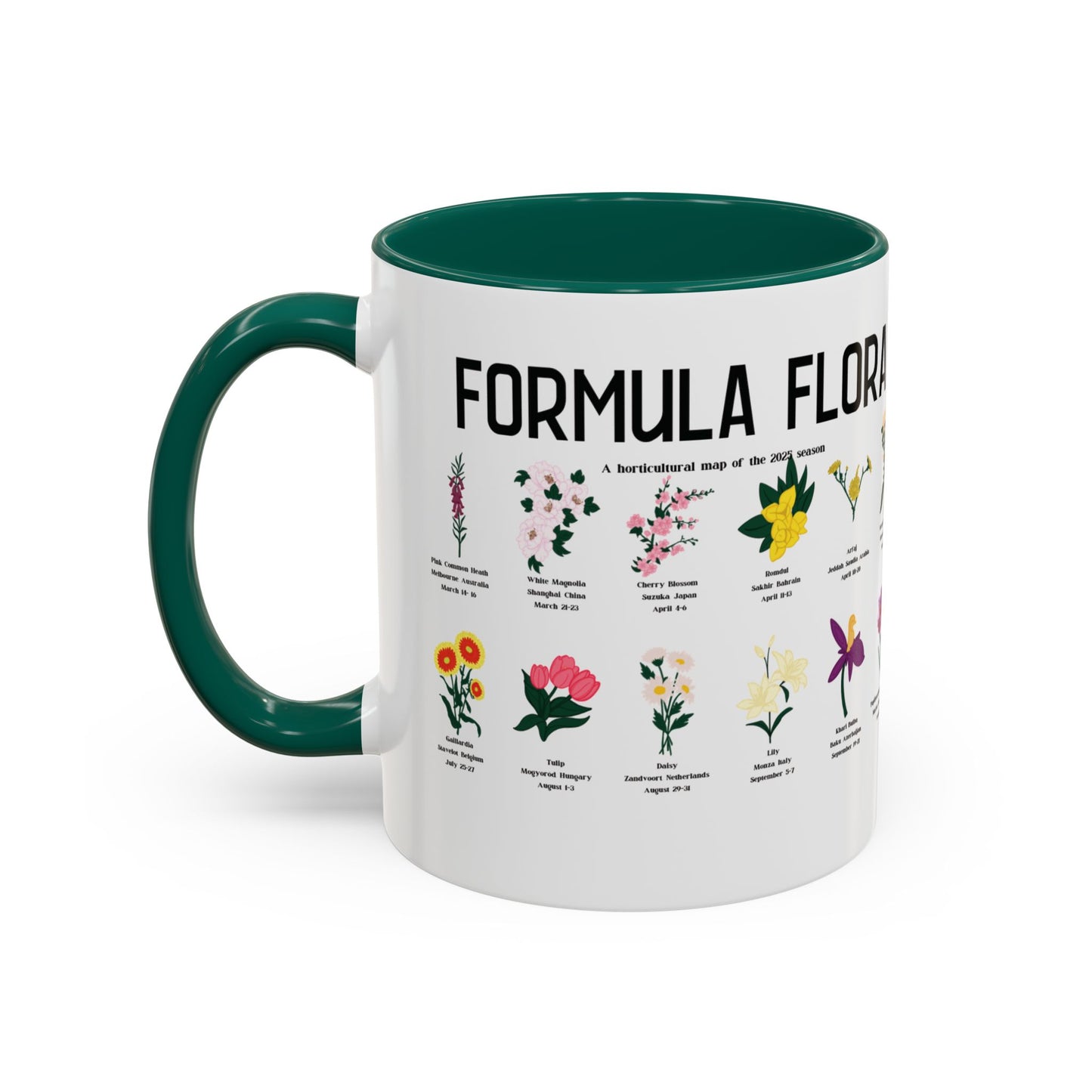 Formula Flora 2025 Colorful Mug