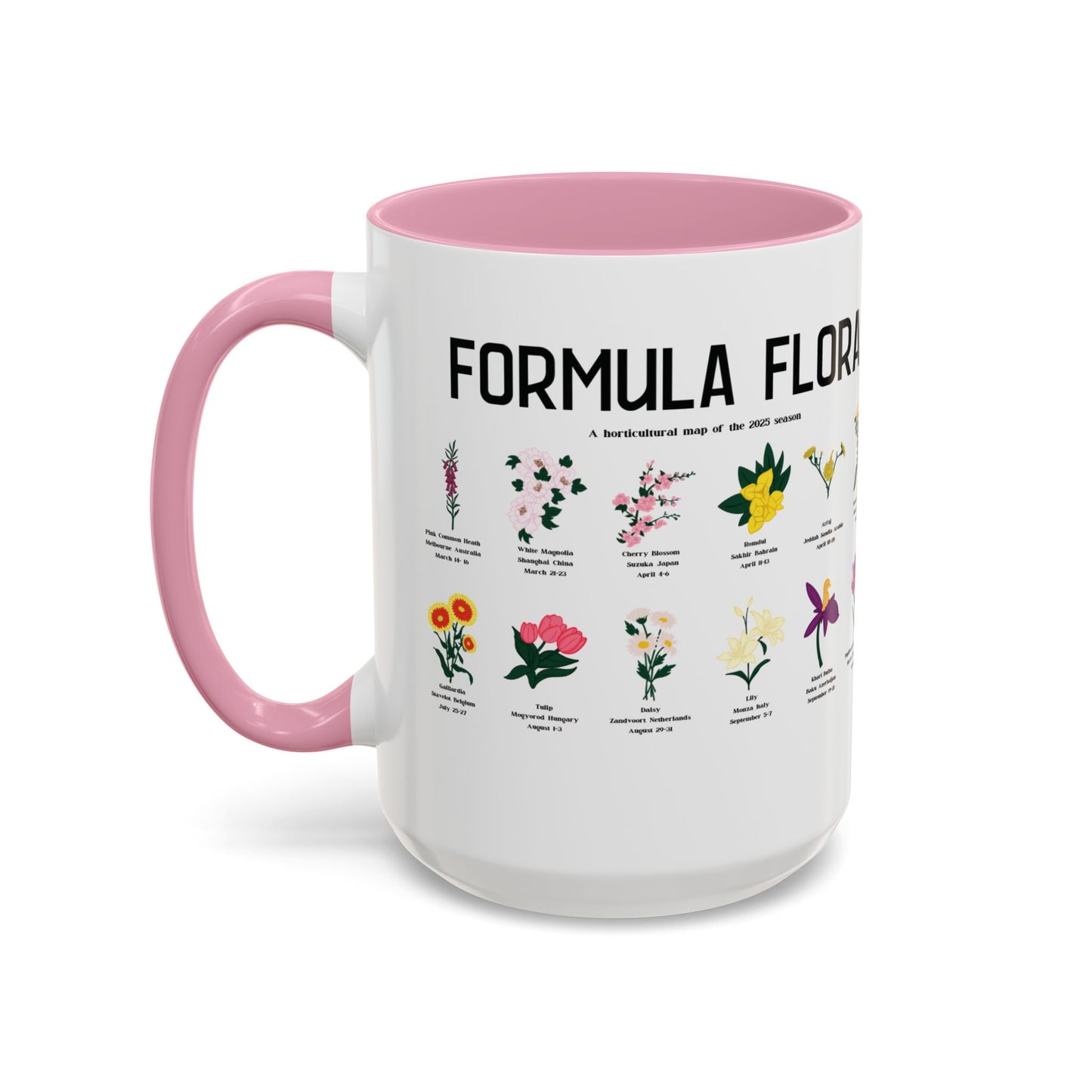 Formula Flora 2025 Colorful Mug