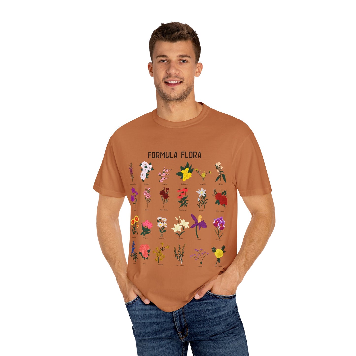 Formula Flora Unisex Garment-Dyed T-Shirt