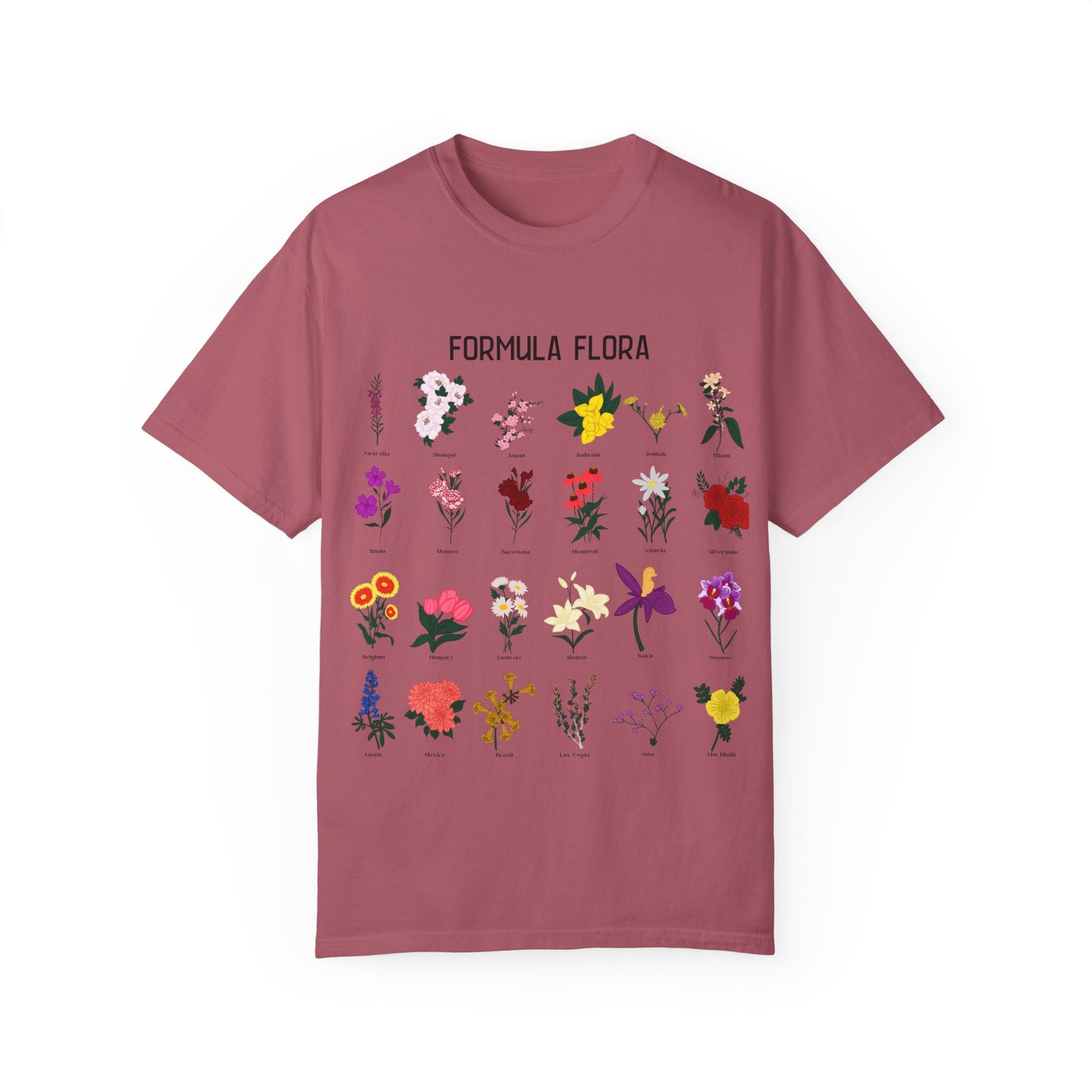 Formula Flora Unisex Garment-Dyed T-Shirt