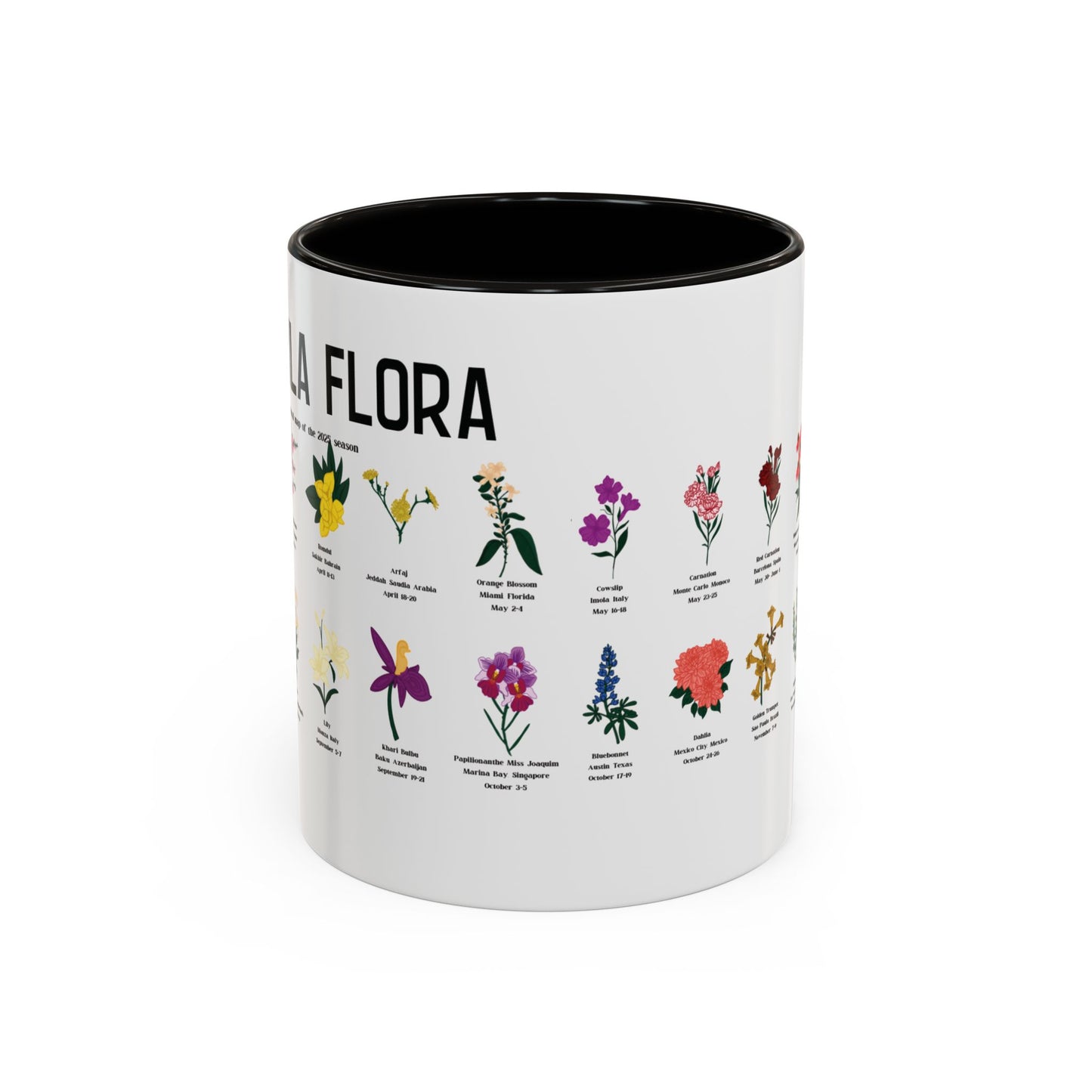 Formula Flora 2025 Colorful Mug