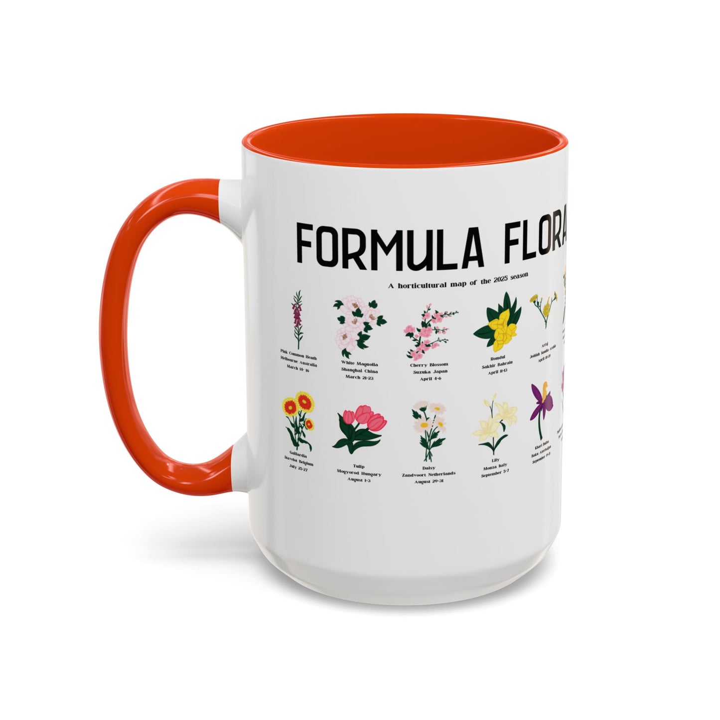 Formula Flora 2025 Colorful Mug