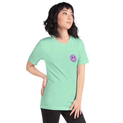 I'm in my colorful Sparkle Era t-shirt