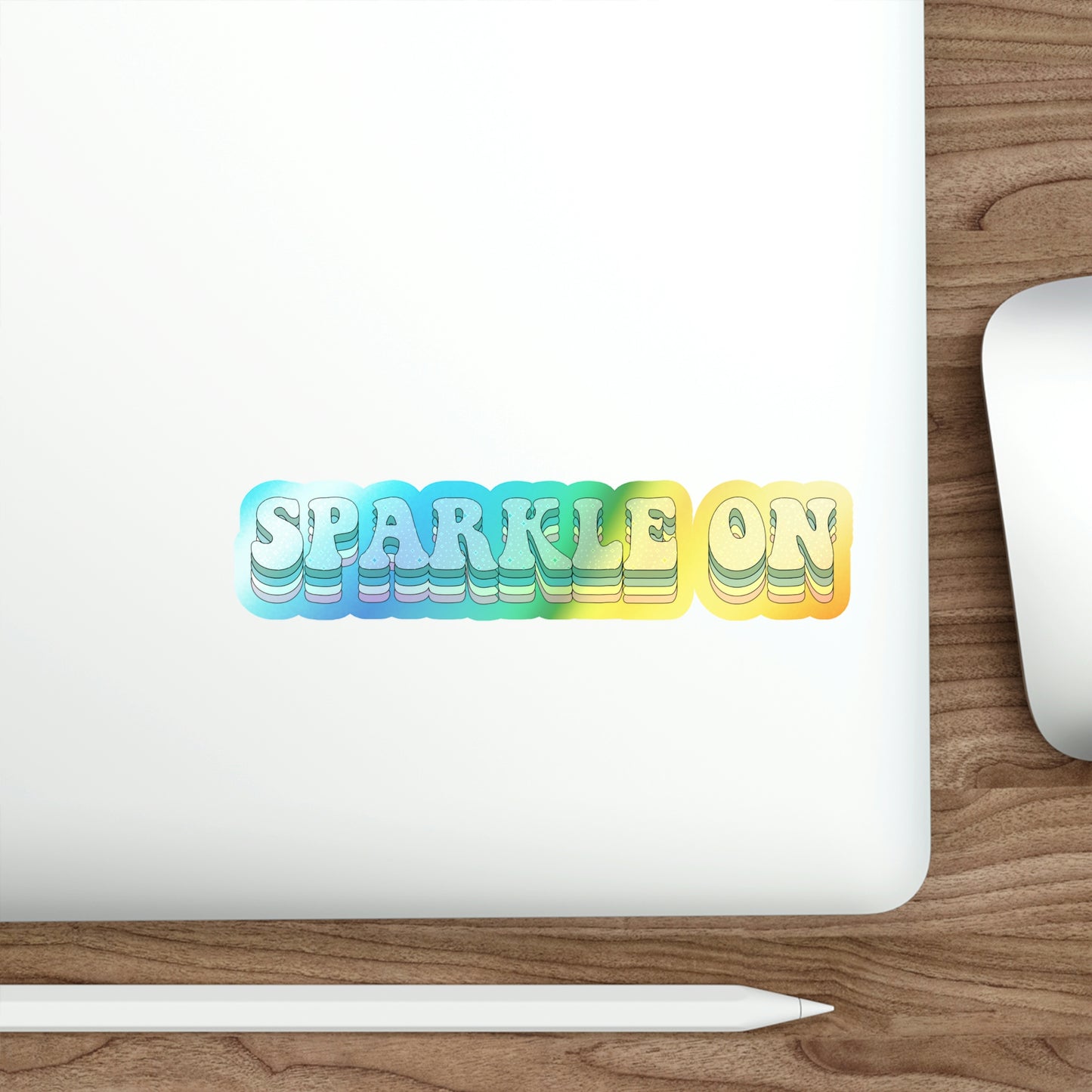 Sparkle On Holographic Stickers