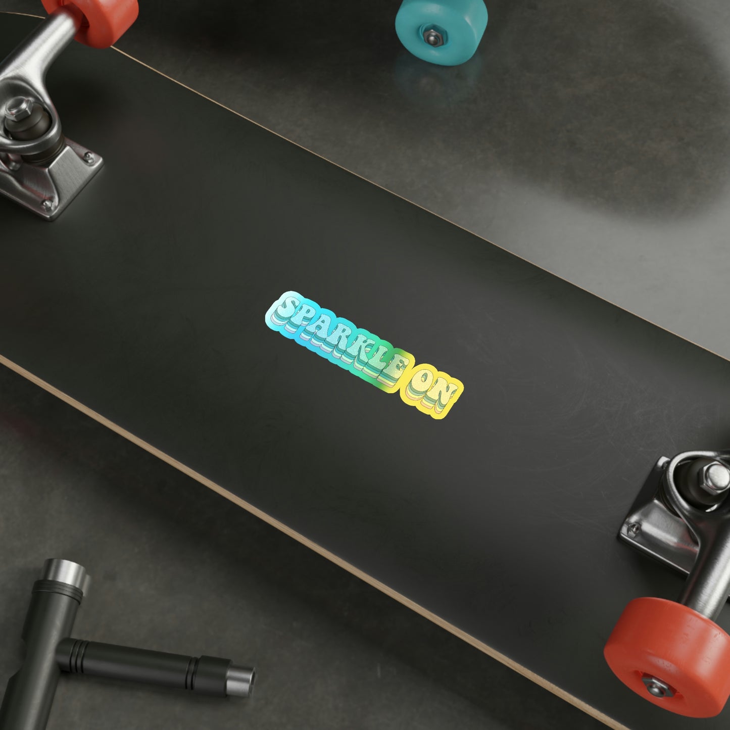 Sparkle On Holographic Stickers