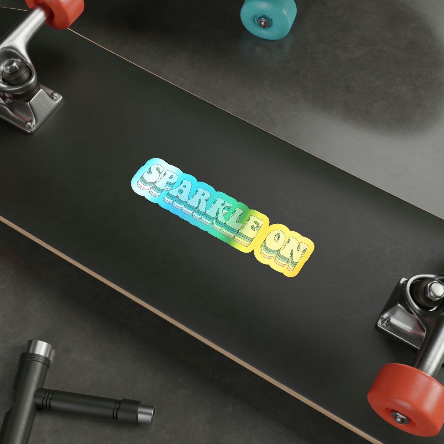 Sparkle On Holographic Stickers