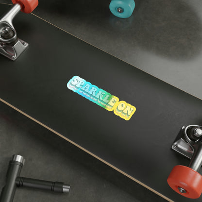 Sparkle On Holographic Stickers
