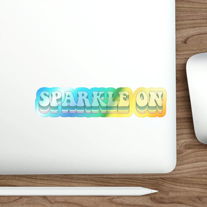 Sparkle On Holographic Stickers