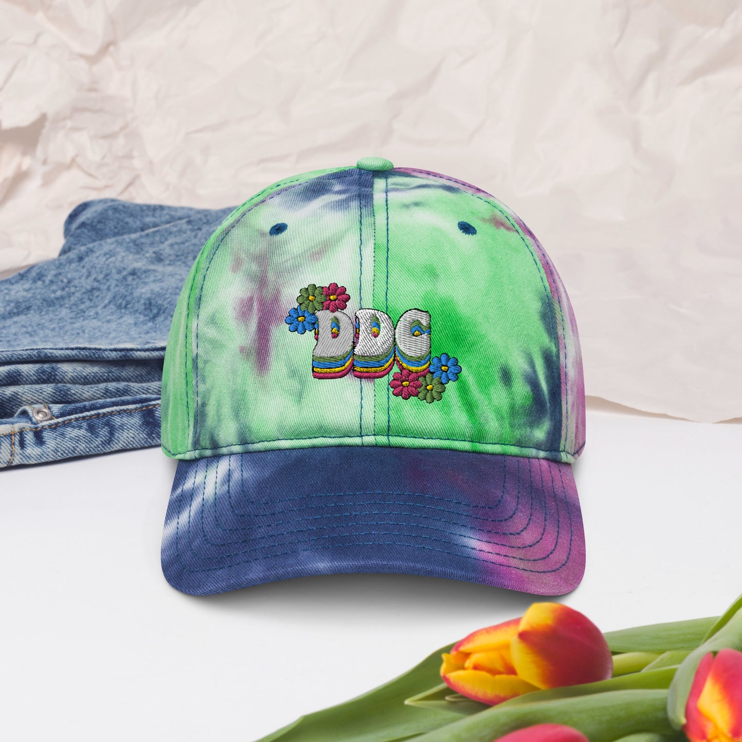 Tie dye hat
