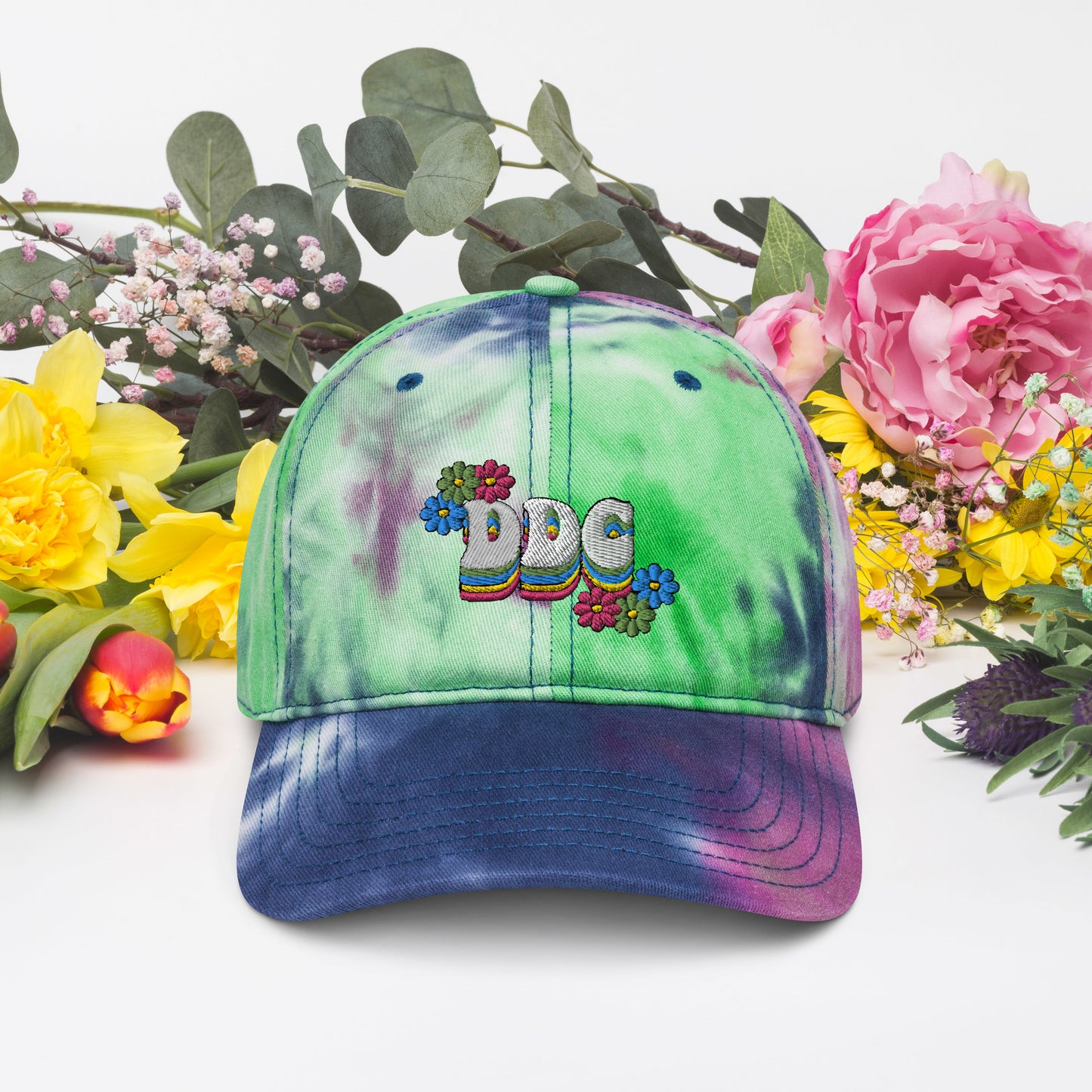 Tie dye hat